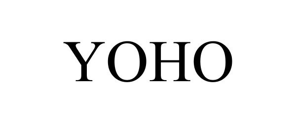 Trademark Logo YOHO