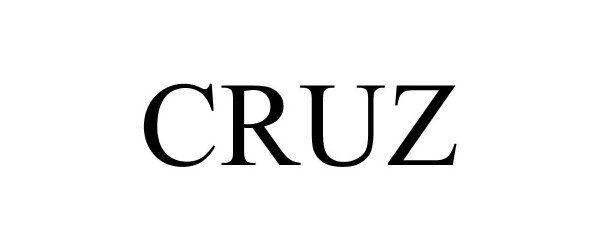 Trademark Logo CRUZ