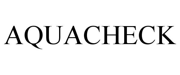 Trademark Logo AQUACHECK