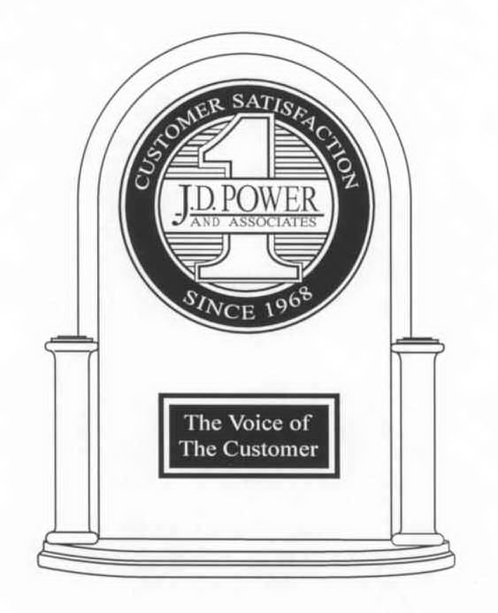  J.D. POWER AND ASSOCIATES 1 CUSTOMER SATISFACTION SINCE 1968 THE VOICE OF THE CUSTOMER
