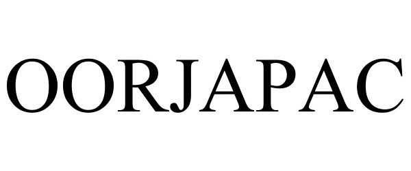 Trademark Logo OORJAPAC