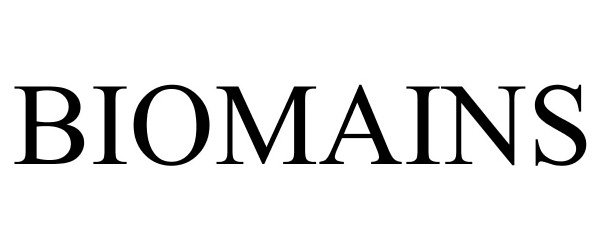 Trademark Logo BIOMAINS