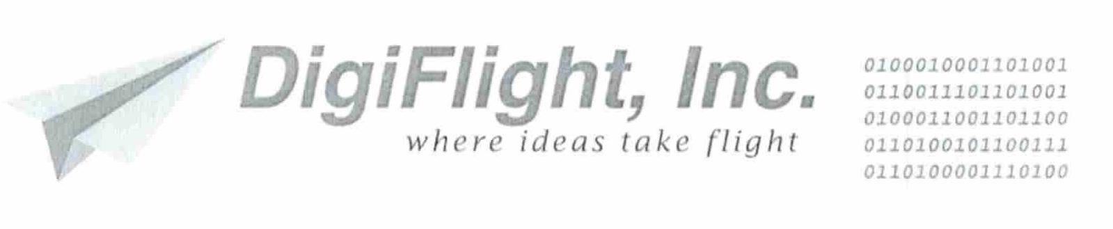 Trademark Logo DIGIFLIGHT, INC. WHERE IDEAS TAKE FLIGHT