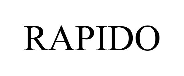 Trademark Logo RAPIDO