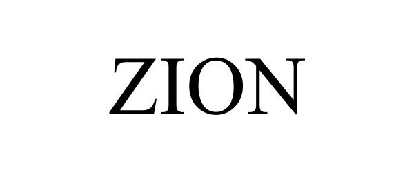 Trademark Logo ZION