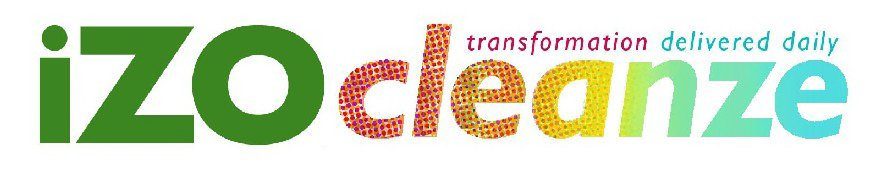 Trademark Logo IZO CLEANZE, TRANSFORMATION DELIVERED DAILY