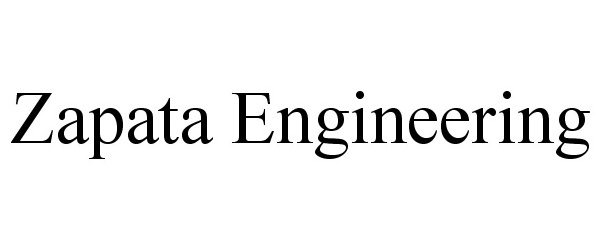  ZAPATA ENGINEERING