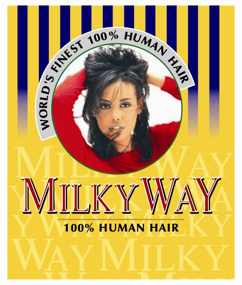 Trademark Logo MILKY WAY 100% HUMAN HAIR MILKY WAY 100% HUMAN HAIR