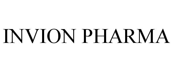  INVION PHARMA