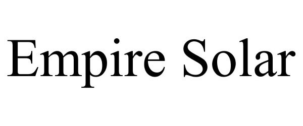  EMPIRE SOLAR