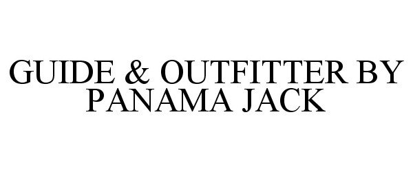  GUIDE &amp; OUTFITTER BY PANAMA JACK
