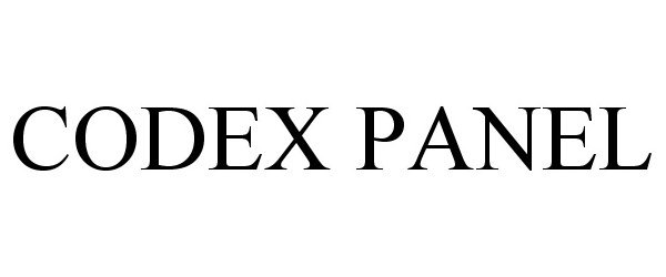  CODEX PANEL