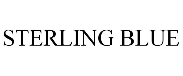 Trademark Logo STERLING BLUE