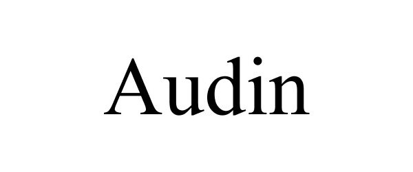 Trademark Logo AUDIN