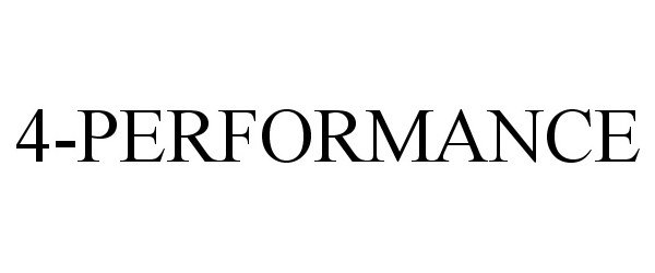 Trademark Logo 4-PERFORMANCE