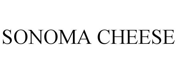 Trademark Logo SONOMA CHEESE