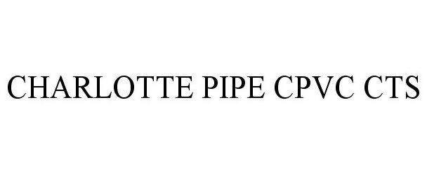  CHARLOTTE PIPE CPVC CTS