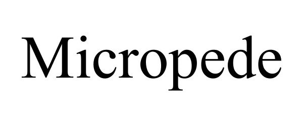 Trademark Logo MICROPEDE