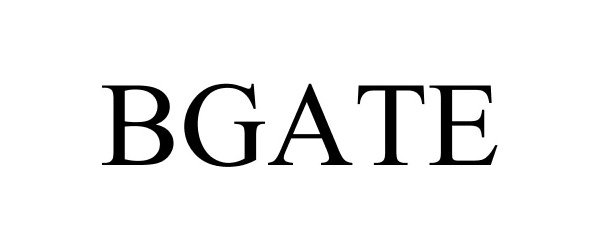 Trademark Logo BGATE