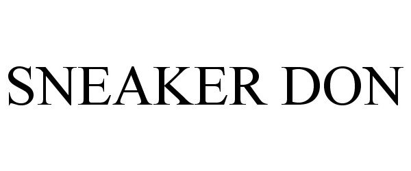 Trademark Logo SNEAKER DON