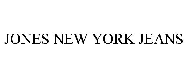 Trademark Logo JONES NEW YORK JEANS