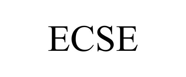 Trademark Logo ECSE