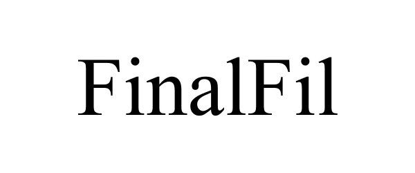 Trademark Logo FINALFIL