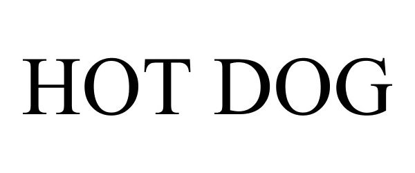 Trademark Logo HOT DOG
