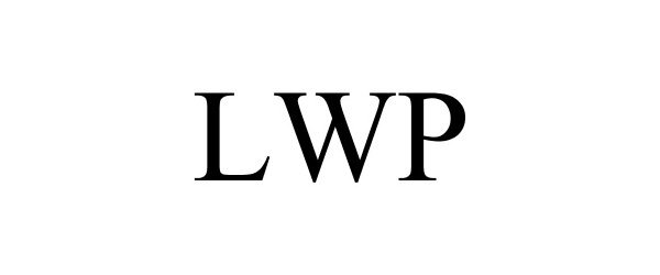 Trademark Logo LWP