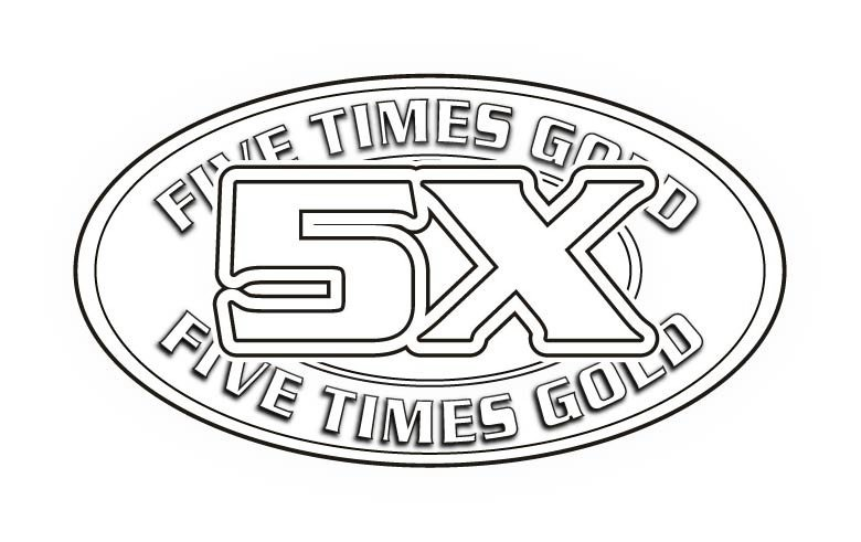 Trademark Logo FIVE TIMES GOLD 5X