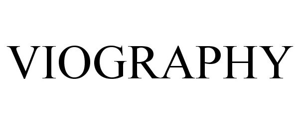 Trademark Logo VIOGRAPHY