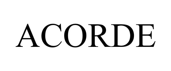 Trademark Logo ACORDE