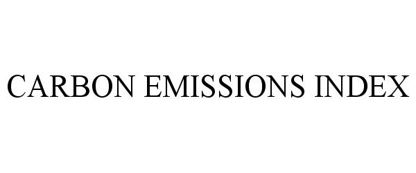  CARBON EMISSIONS INDEX