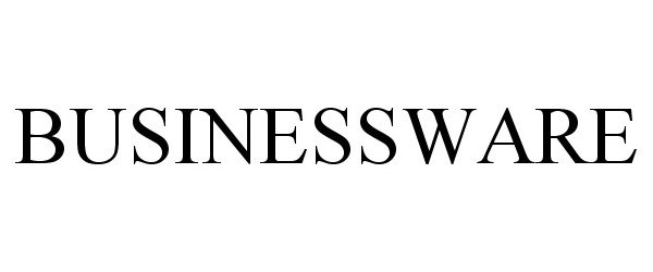 Trademark Logo BUSINESSWARE