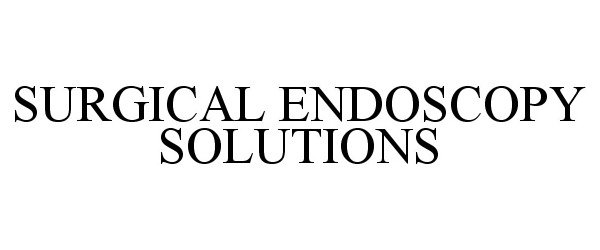  SURGICAL ENDOSCOPY SOLUTIONS