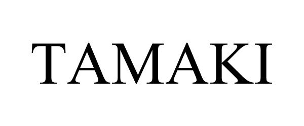 Trademark Logo TAMAKI