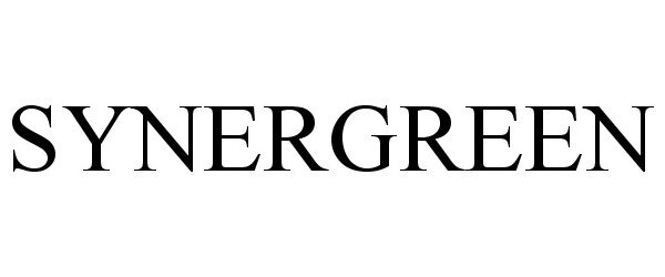 Trademark Logo SYNERGREEN