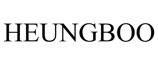 Trademark Logo HEUNGBOO