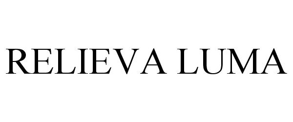 Trademark Logo RELIEVA LUMA
