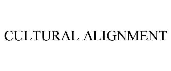 Trademark Logo CULTURAL ALIGNMENT