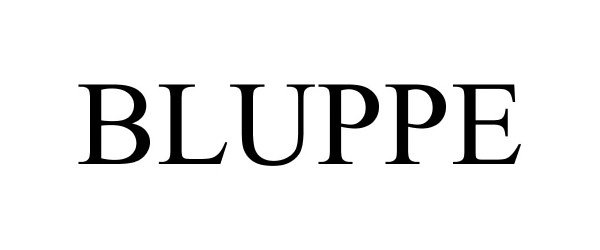 Trademark Logo BLUPPE