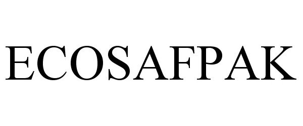 Trademark Logo ECOSAFPAK