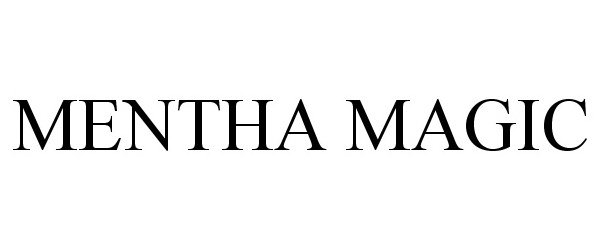 Trademark Logo MENTHA MAGIC