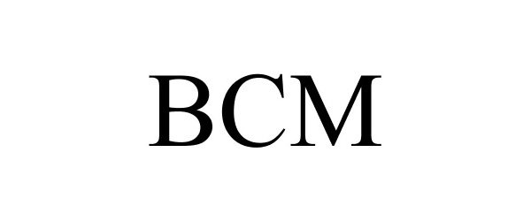 Trademark Logo BCM