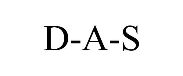 Trademark Logo D-A-S