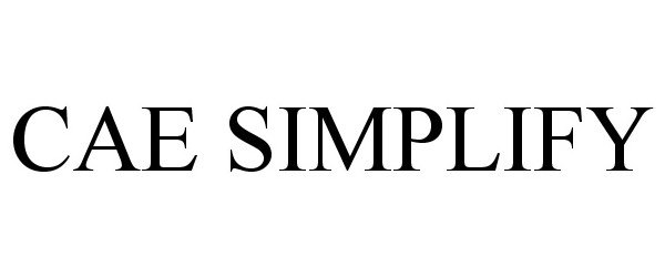  CAE SIMPLIFY