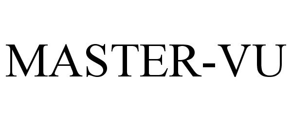 Trademark Logo MASTER-VU
