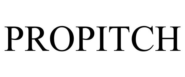 Trademark Logo PROPITCH