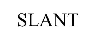 Trademark Logo SLANT