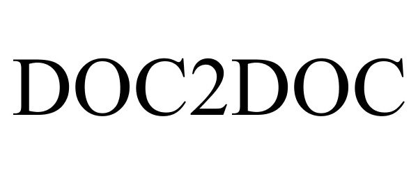 Trademark Logo DOC2DOC